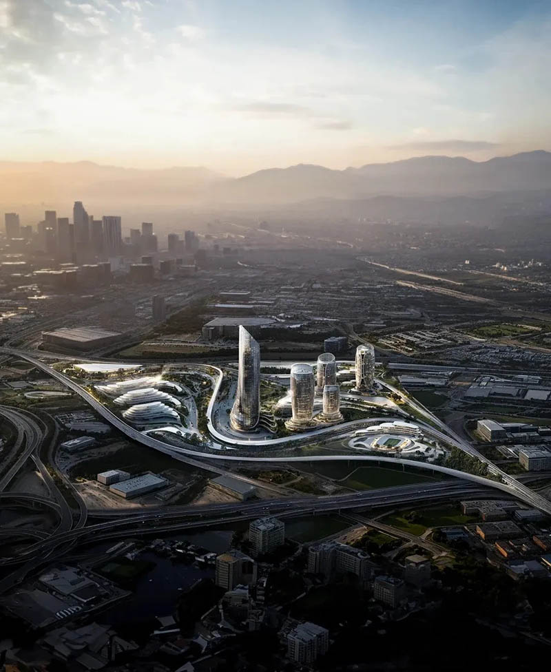 濃濃的扎哈風(fēng)—美國(guó)洛杉磯奧運(yùn)村規(guī)劃設(shè)計(jì)方案