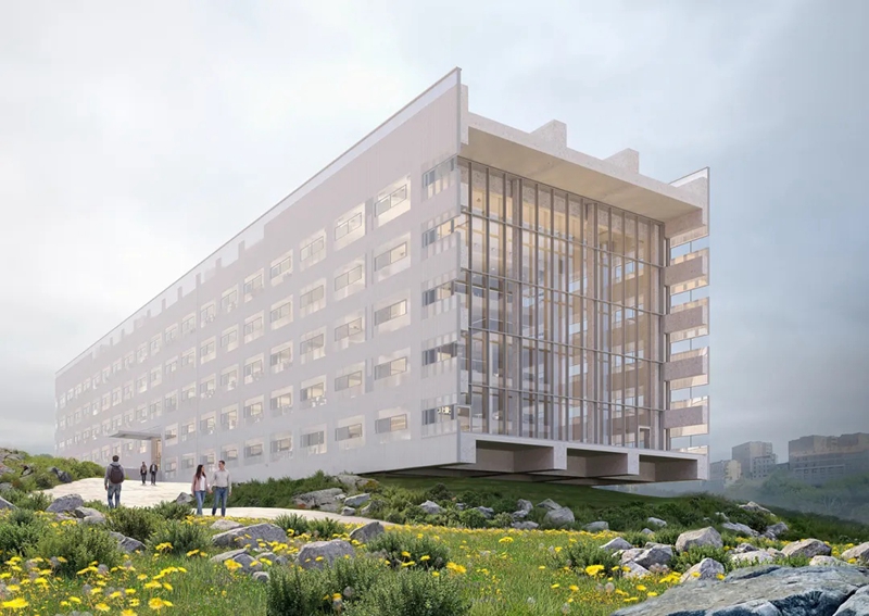 MVRDV在建方案：歐盟TUMO融合中心，“方舟”懸于峽谷之上